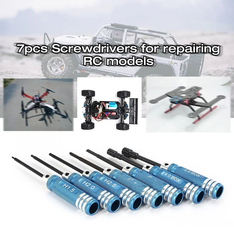 7-delige 1.5 2.0 2.5mm RC Hex  - Fpv Drone Tool Kit recensie en prijs