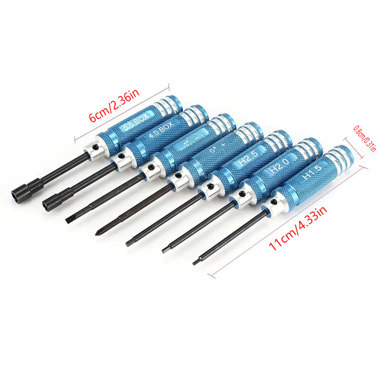 7-delige 1.5 2.0 2.5mm RC Hex  - Fpv Drone Tool Kit recensie en prijs