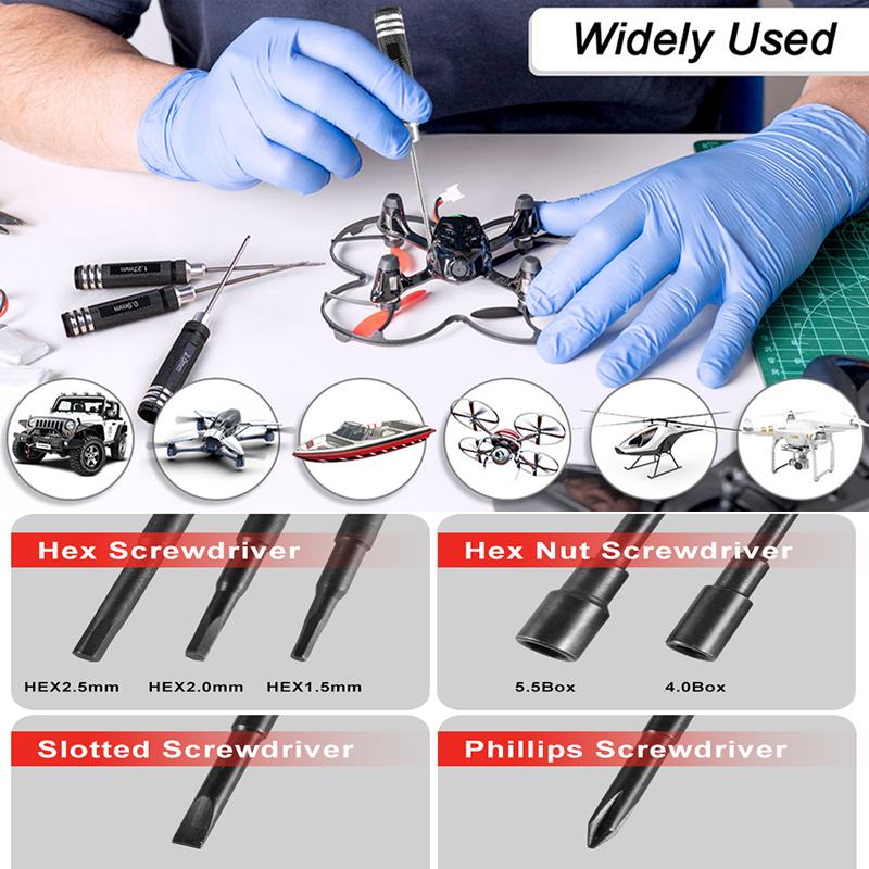 7-delige 1.5 2.0 2.5mm RC Hex  - Fpv Drone Tool Kit recensie en prijs