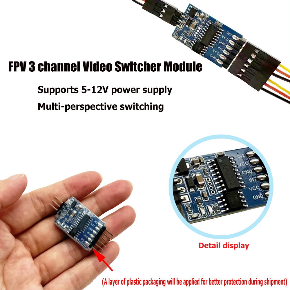 5.8G 3 Kanaals Video Switcher  - Fpv Drone Motor recensie en prijs