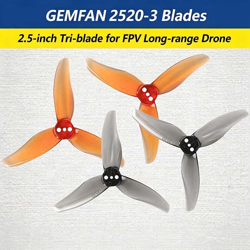 Gemfan Hurricane 2520-3 2,5-in - Fpv Drone Propeller recensie en prijs