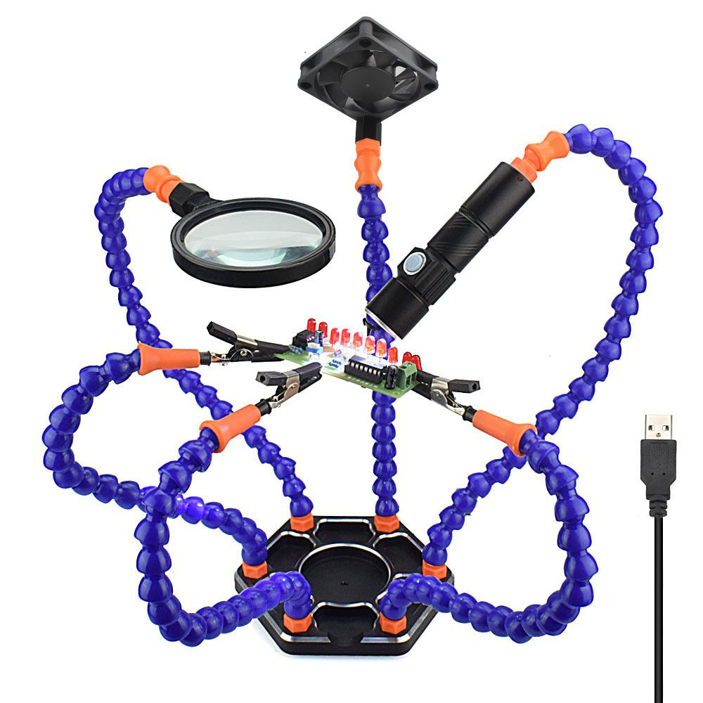 6-klauw lasstation van alumini - Fpv Drone Flight Controller recensie en prijs