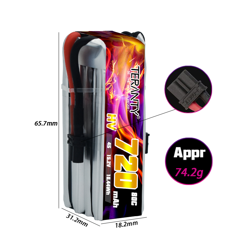 TERANTY 720mAh 4S 15.2V HV Lip - Fpv Drone Kit recensie en prijs